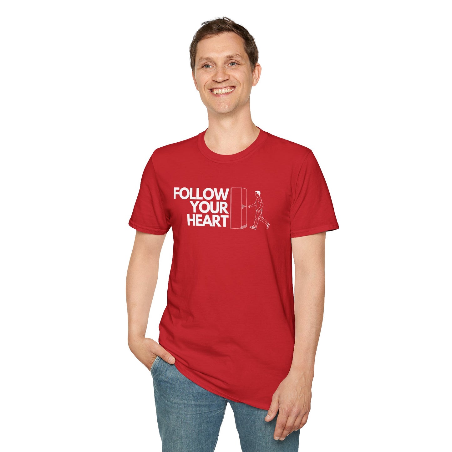 Follow Your Heart T-Shirt Inspirational Casual Wear