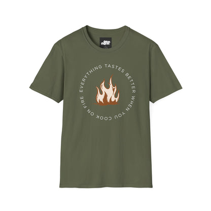 Everything Tastes Better When You Cook On Fire Softstyle T-Shirt