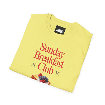Sunday Breakfast Club T-shirt Unisex Softstyle