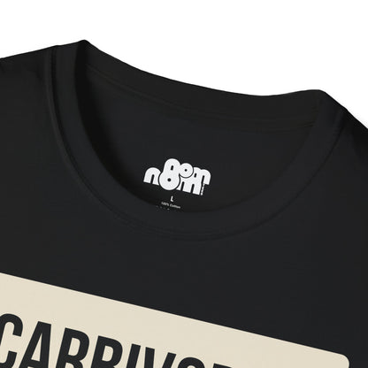 Funny "Carbivore" Cat T-Shirt Soft Cotton Tee for Animal Lovers