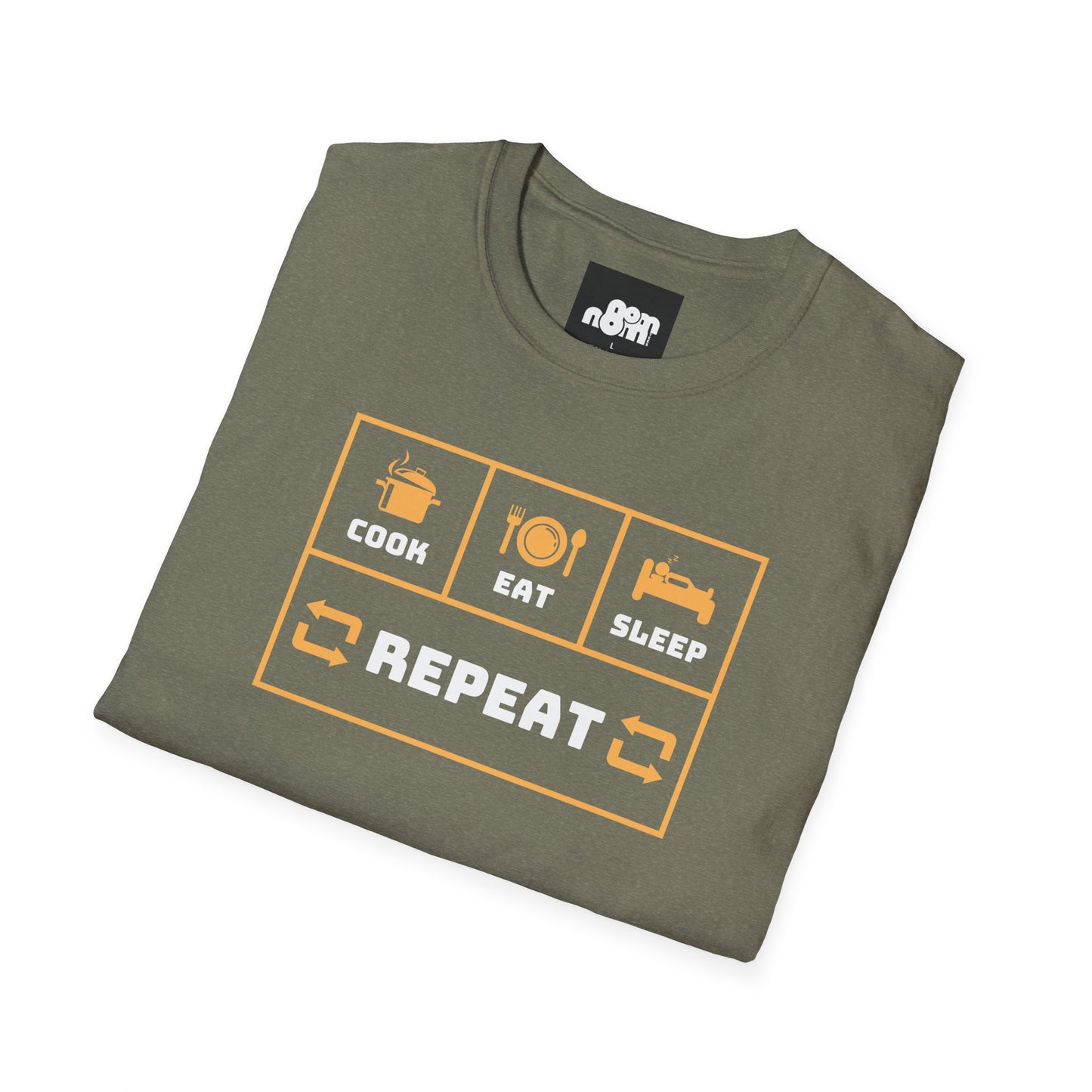 Cook, Eat, Sleep, Repeat T-Shirt