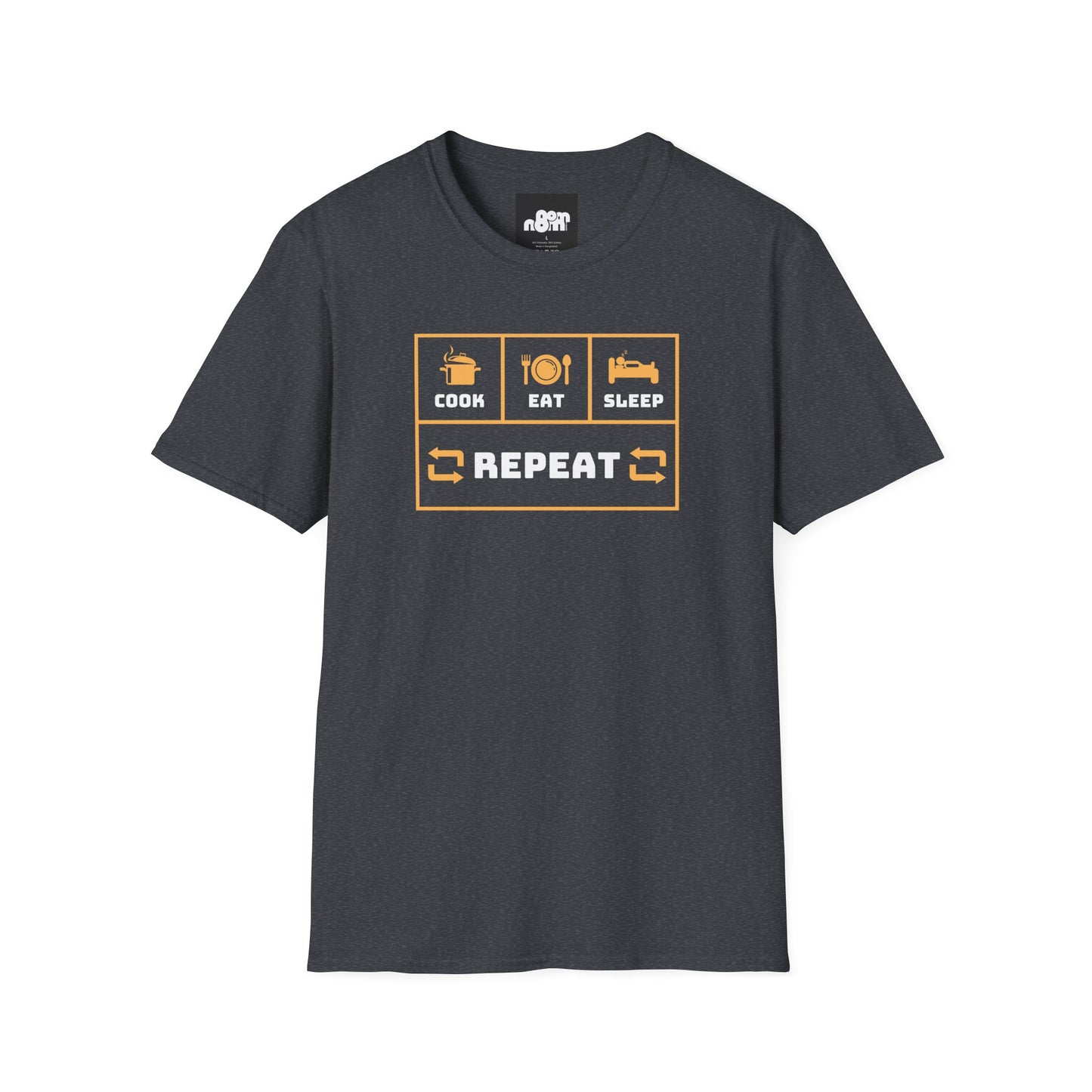 Cook, Eat, Sleep, Repeat T-Shirt