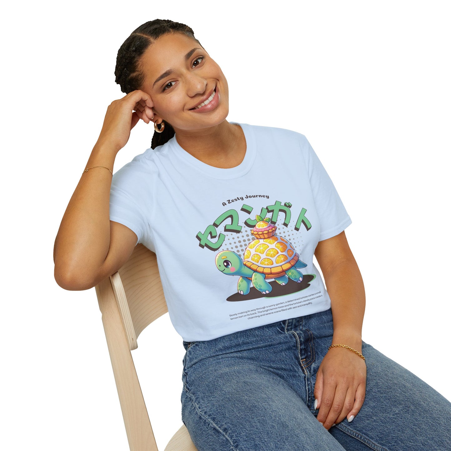 Fun Turtle Graphic T-Shirt A Zesty Journey for Nature Lovers