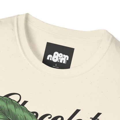 Chocolate Bean T-Shirt with Chocolate Text Design
