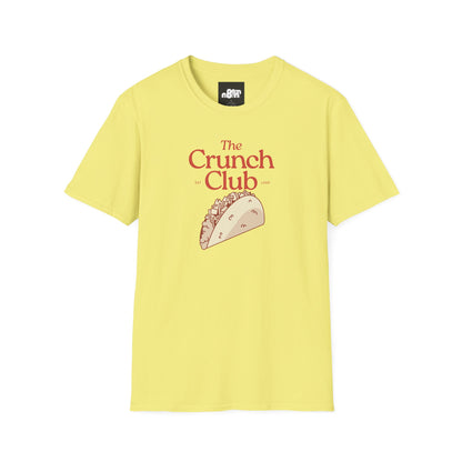 Taco Crunch Club Red Unisex T-Shirt