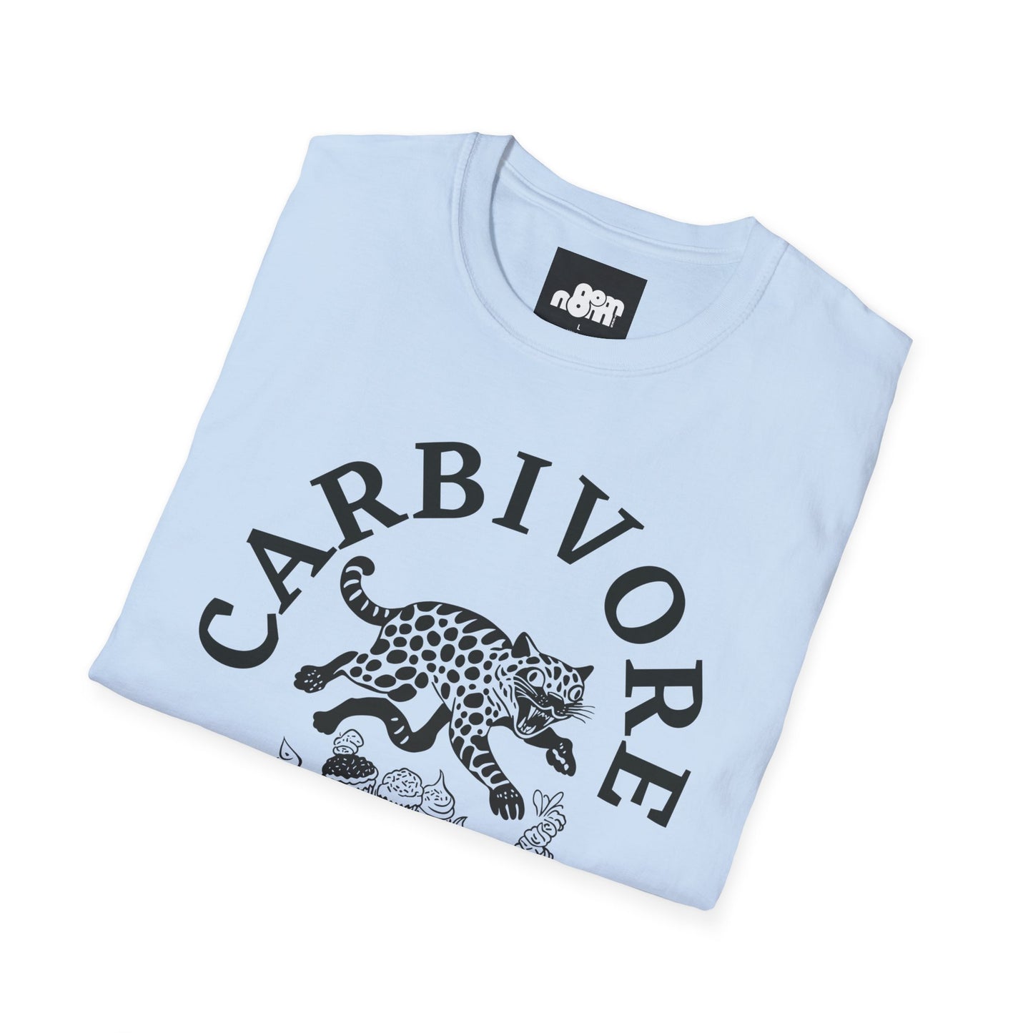 Carbivore Leopard Graphic T-Shirt Tee for Food Lovers