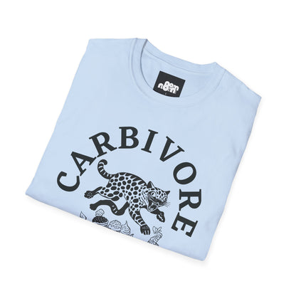 Carbivore Leopard Graphic T-Shirt Tee for Food Lovers