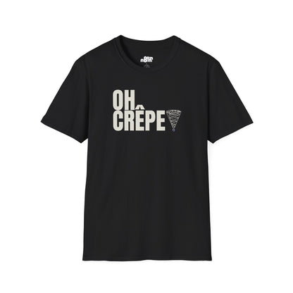 Funny Oh Crepe Unisex T-Shirt Food Theme