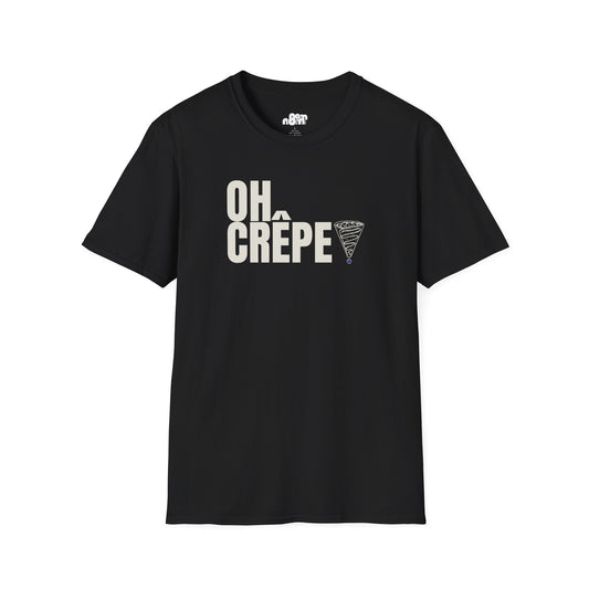 Funny Oh Crepe Unisex T-Shirt Food Theme