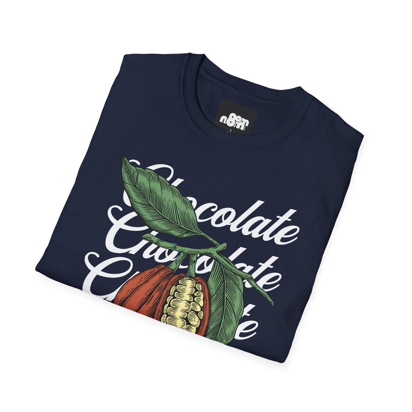 Chocolate Bean T-Shirt with Chocolate Text Design