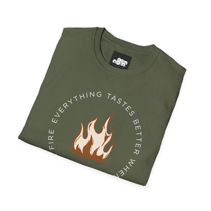 Everything Tastes Better When You Cook On Fire Softstyle T-Shirt