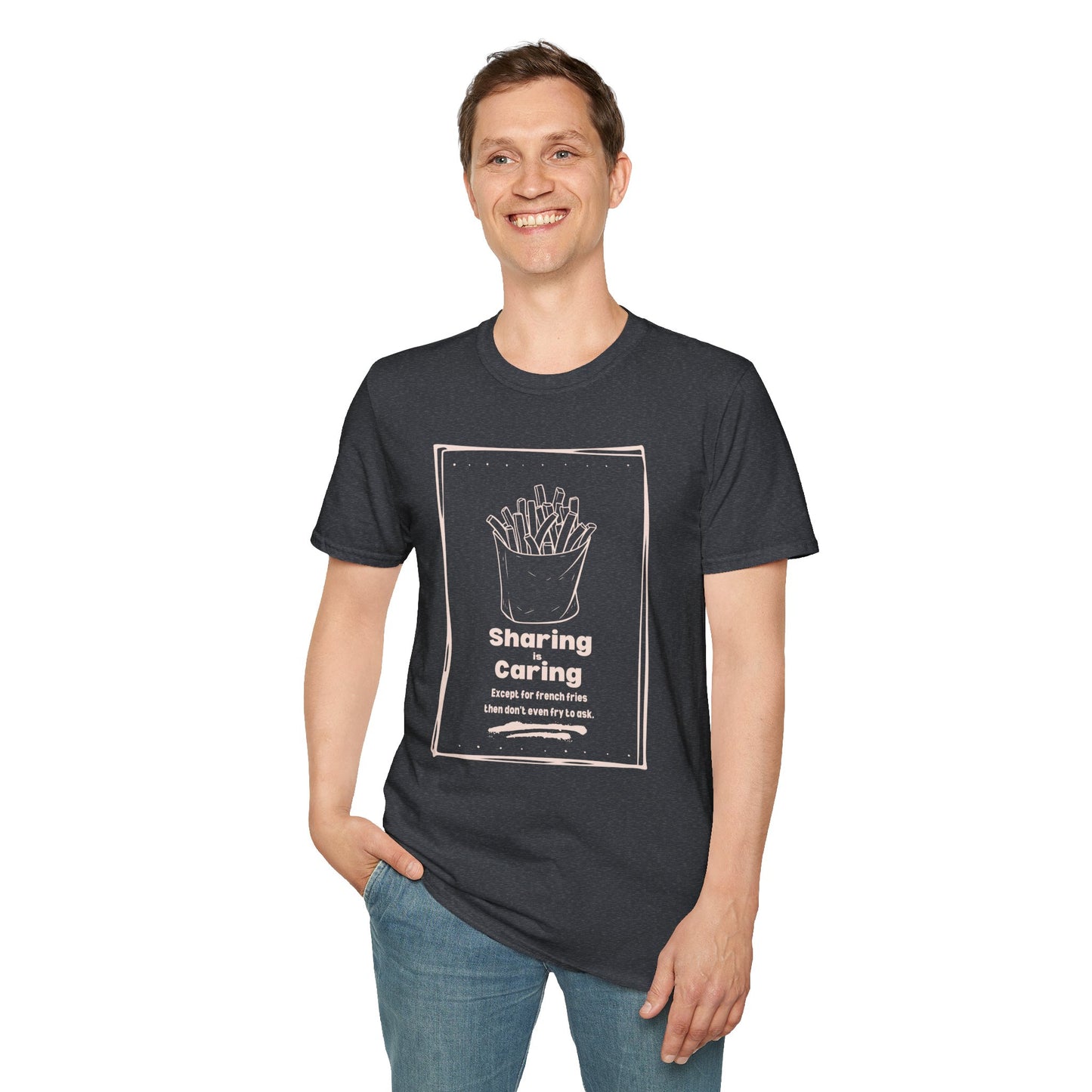 Sharing is Caring French Fry Lover T-shirt