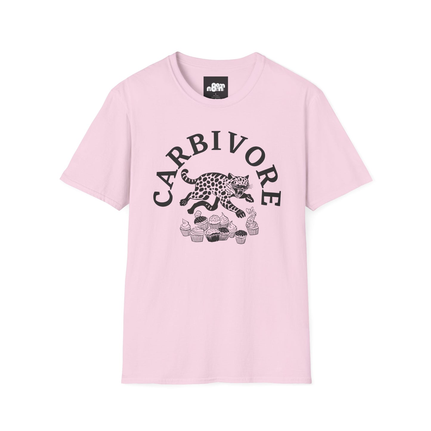Carbivore Leopard Graphic T-Shirt Tee for Food Lovers
