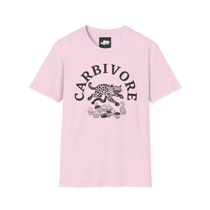 Carbivore Leopard Graphic T-Shirt Tee for Food Lovers