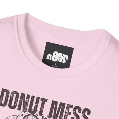 Funny Donut Mess with Medoughsa Softstyle T-shirt