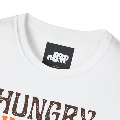 Hungry Cat T-Shirt Playful and Casual Tee for Cat Lovers