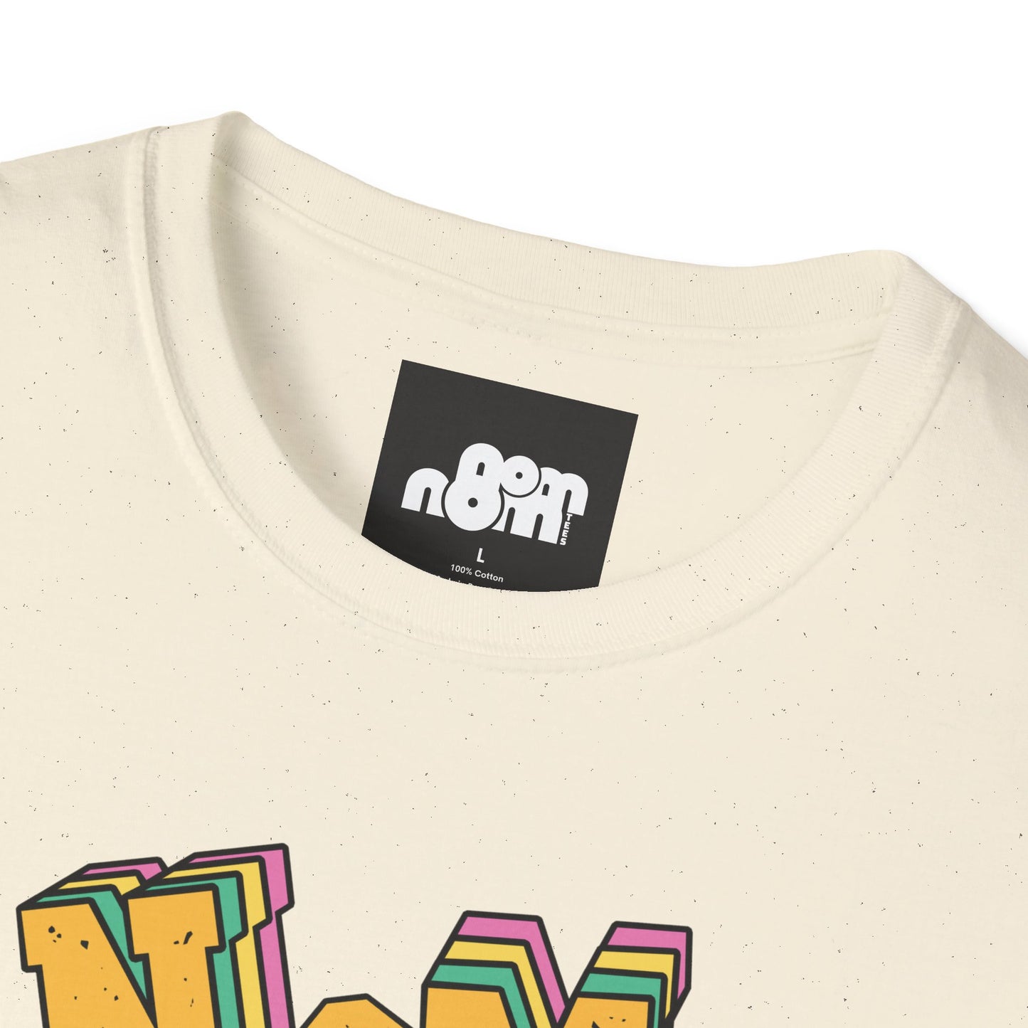 Colorful Nom Nom Nom T-Shirt Unisex Softstyle