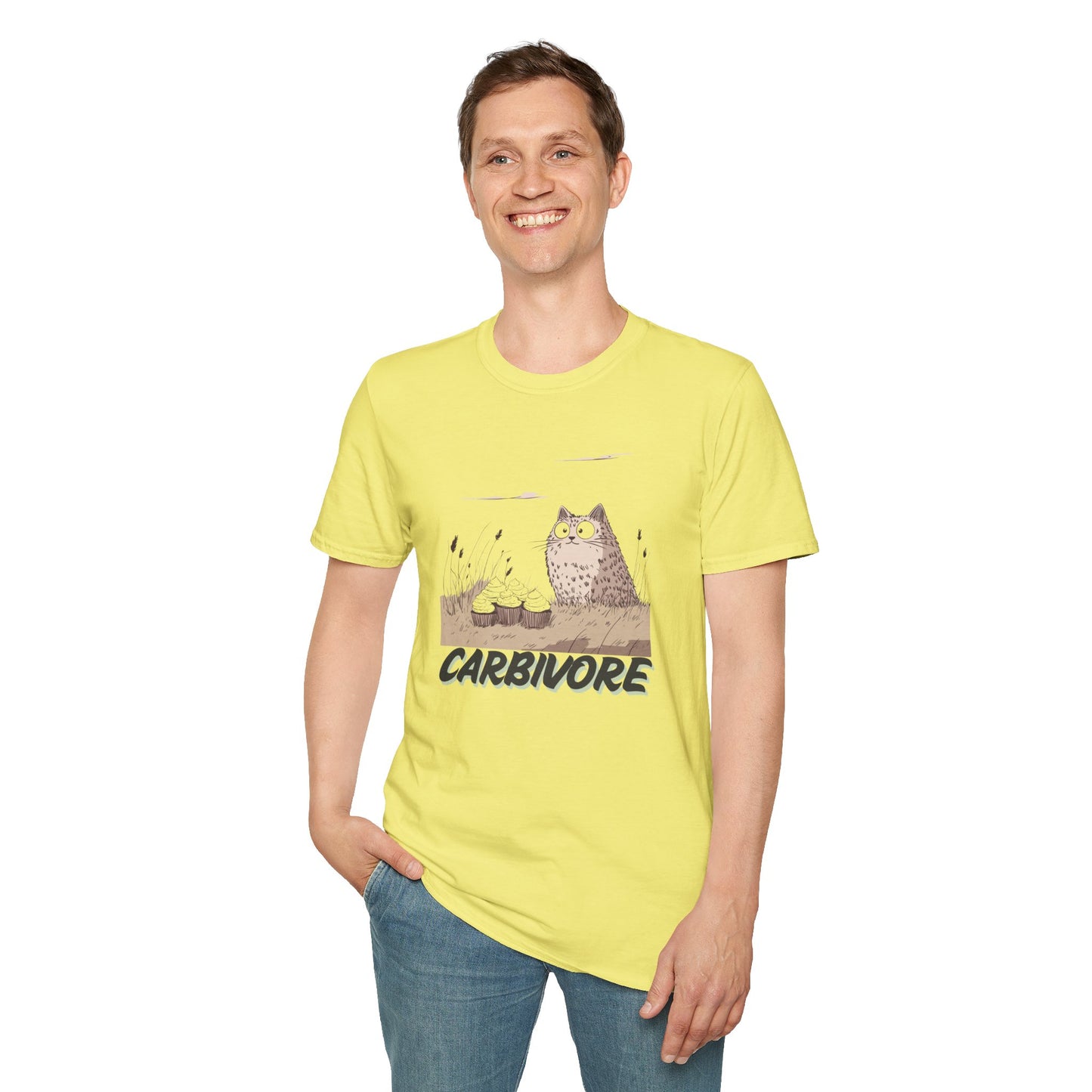 Carbivore Cat T-Shirt Fun & Comfy Design for Animal Lovers