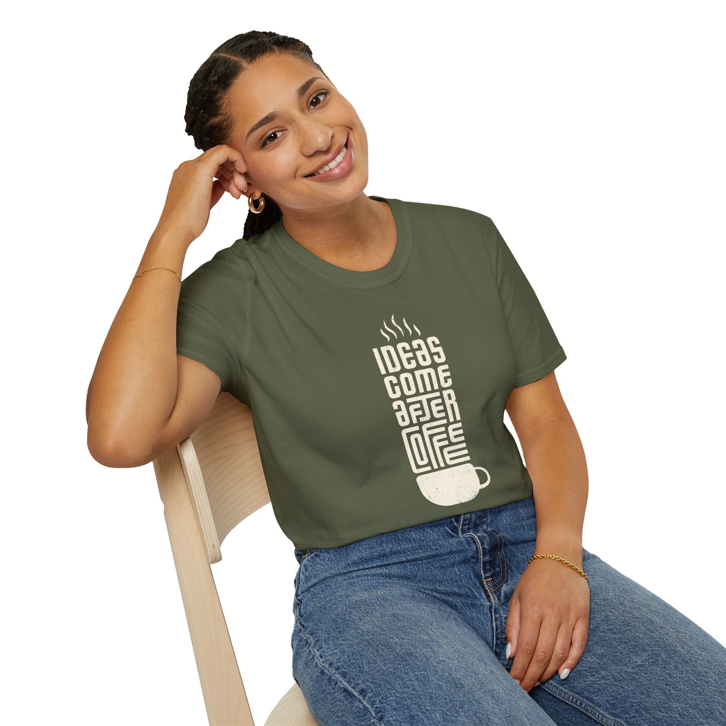 Ideas Come After Coffee T-Shirt