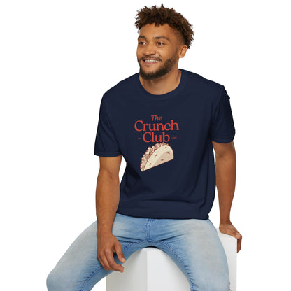 Taco Crunch Club Red Unisex T-Shirt