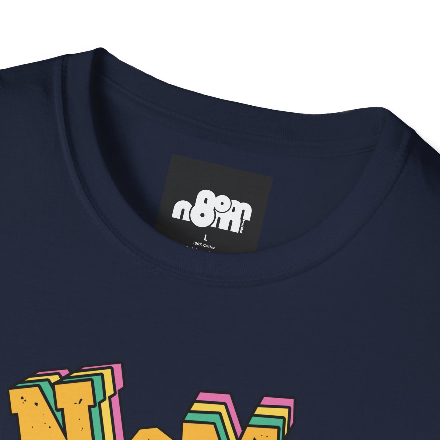 Colorful Nom Nom Nom T-Shirt Unisex Softstyle