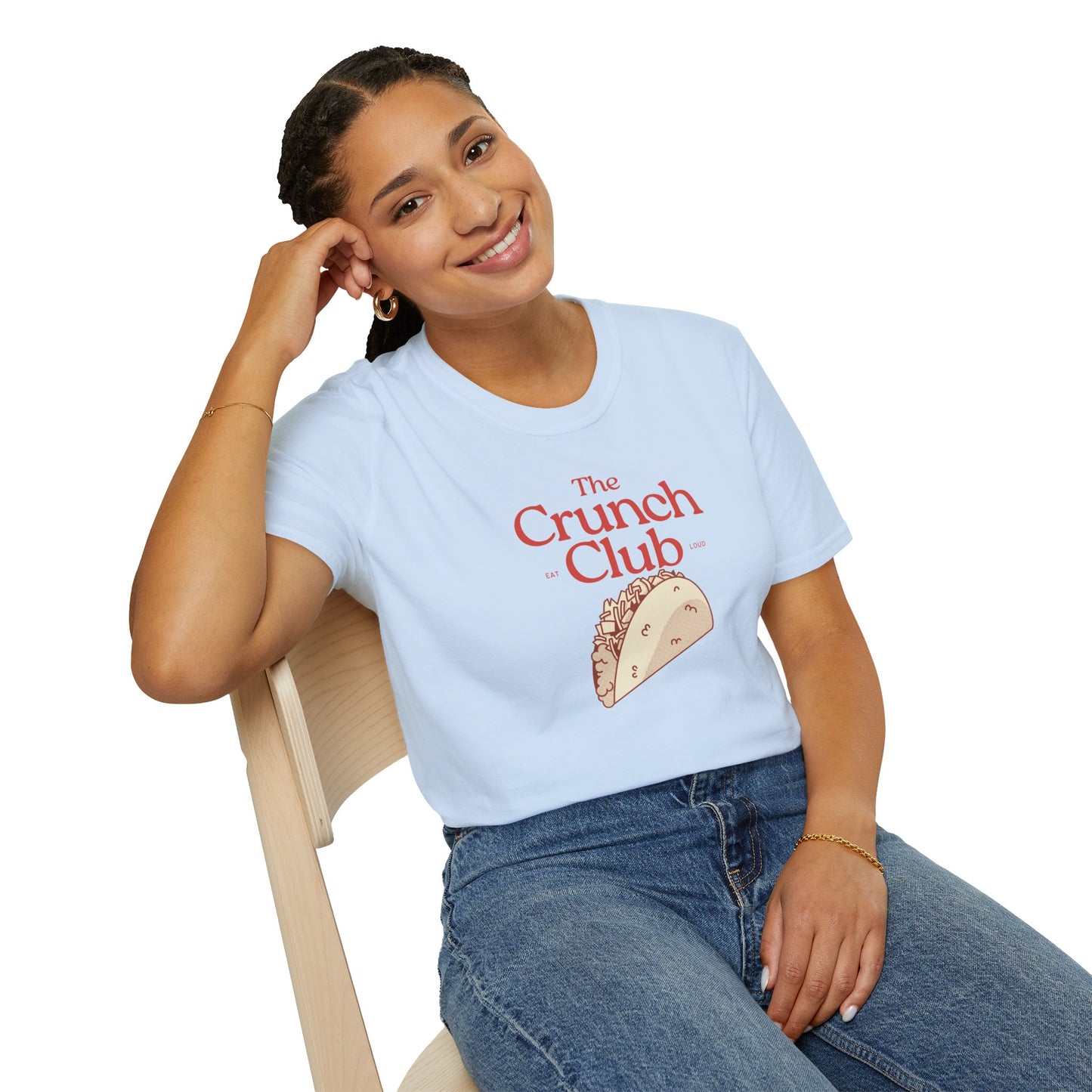 Taco Crunch Club Red Unisex T-Shirt