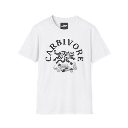 Carbivore Leopard Graphic T-Shirt Tee for Food Lovers