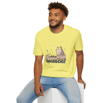 Carbivore Cat T-Shirt Fun & Comfy Design for Animal Lovers