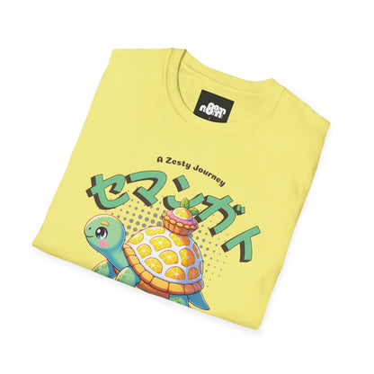 Fun Turtle Graphic T-Shirt A Zesty Journey for Nature Lovers