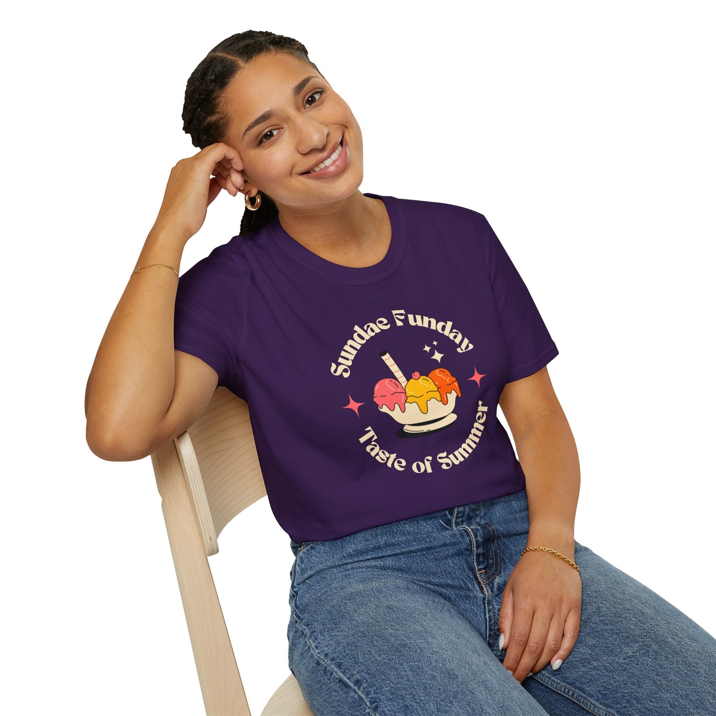 Sundae Funday Summer T-Shirt Tee