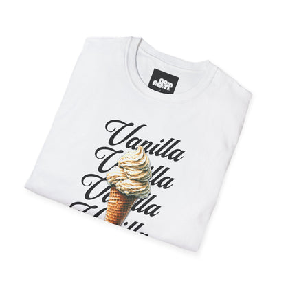Vanilla Ice Cream Softstyle T-Shirt Unisex Fun Summer Tee