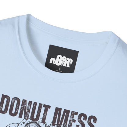 Funny Donut Mess with Medoughsa Softstyle T-shirt