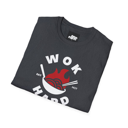 Wok Hard T-Shirt Fun Foodie Graphic Tee