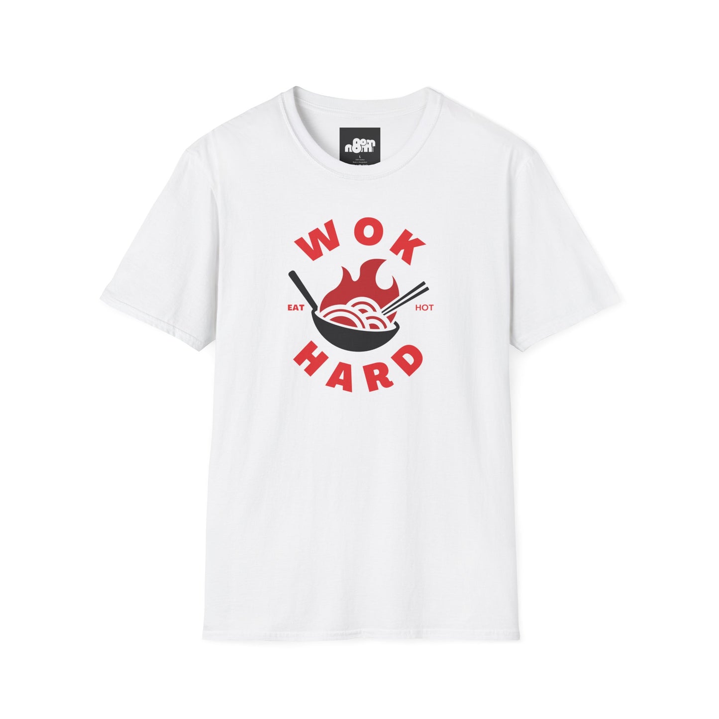 Wok Hard T-Shirt Fun Foodie Graphic Tee