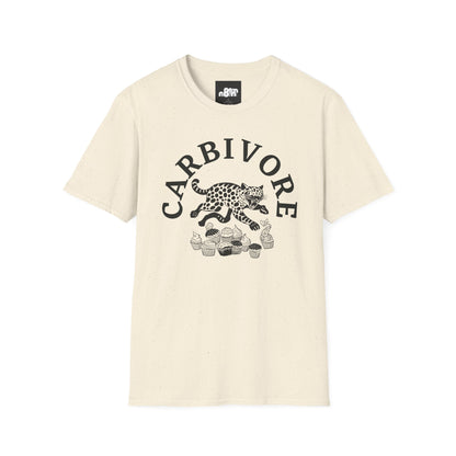 Carbivore Leopard Graphic T-Shirt Tee for Food Lovers