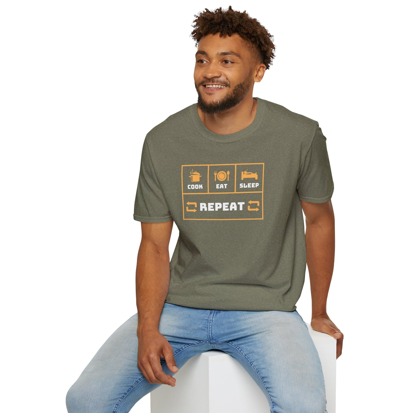 Cook, Eat, Sleep, Repeat T-Shirt