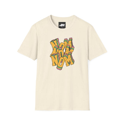 Colorful Nom Nom Nom T-Shirt Unisex Softstyle