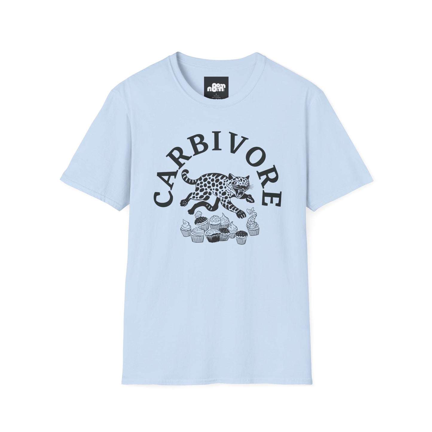 Carbivore Leopard Graphic T-Shirt Tee for Food Lovers