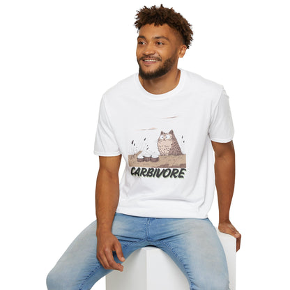 Carbivore Cat T-Shirt Fun & Comfy Design for Animal Lovers