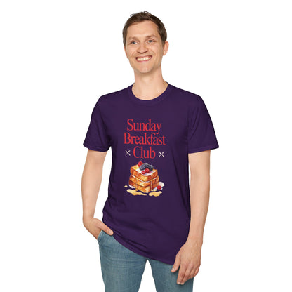 Sunday Breakfast Club T-shirt Unisex Softstyle