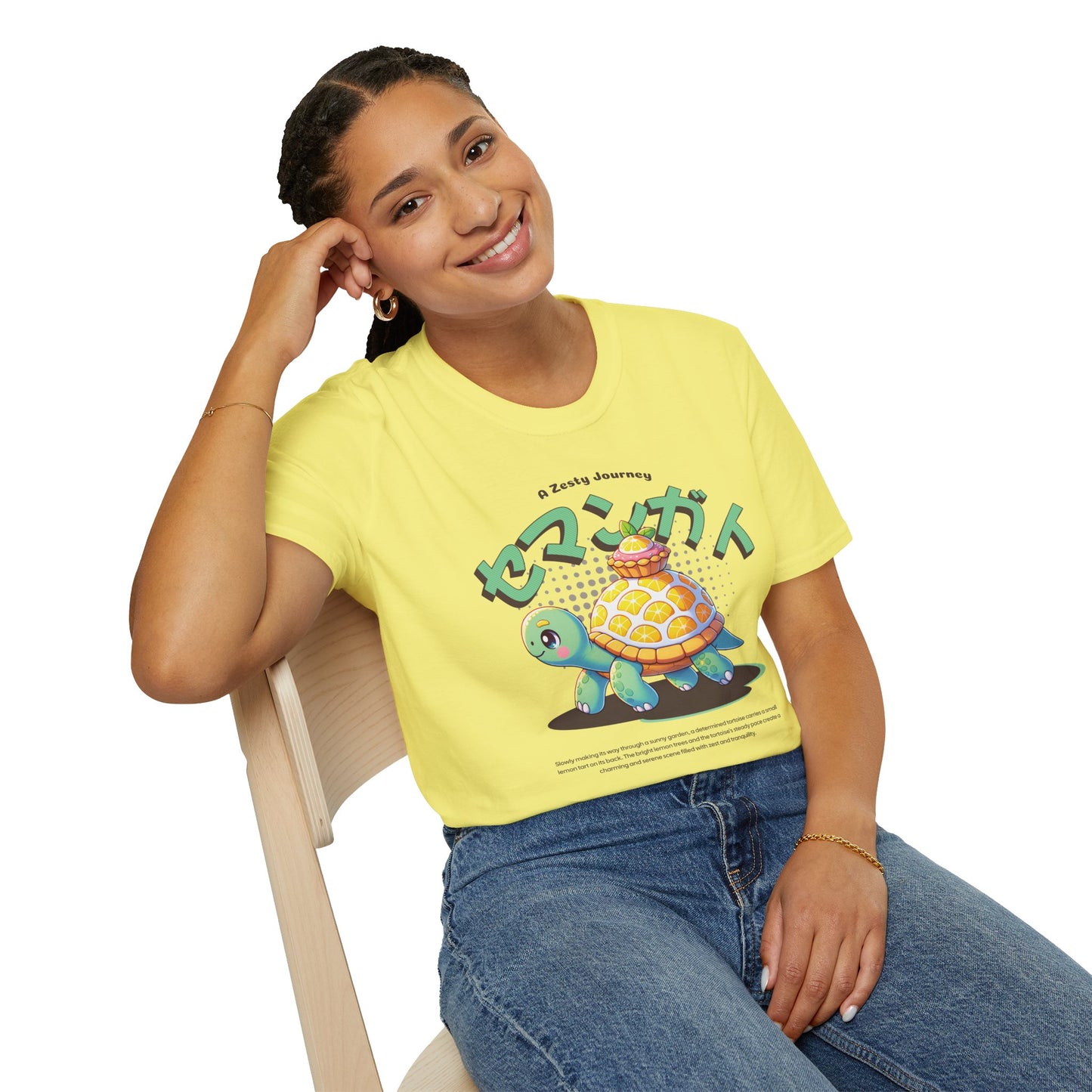 Fun Turtle Graphic T-Shirt A Zesty Journey for Nature Lovers