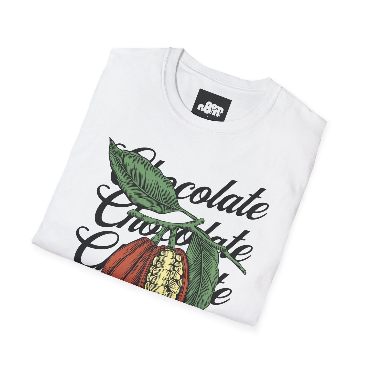 Chocolate Bean T-Shirt with Chocolate Text Design