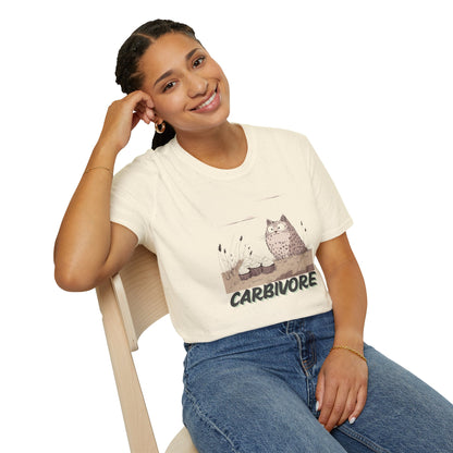 Carbivore Cat T-Shirt Fun & Comfy Design for Animal Lovers