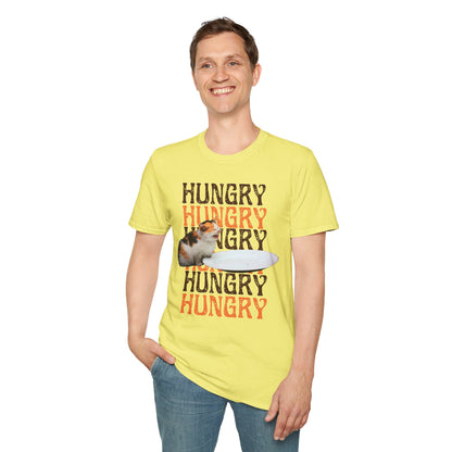 Hungry Cat T-Shirt Playful and Casual Tee for Cat Lovers