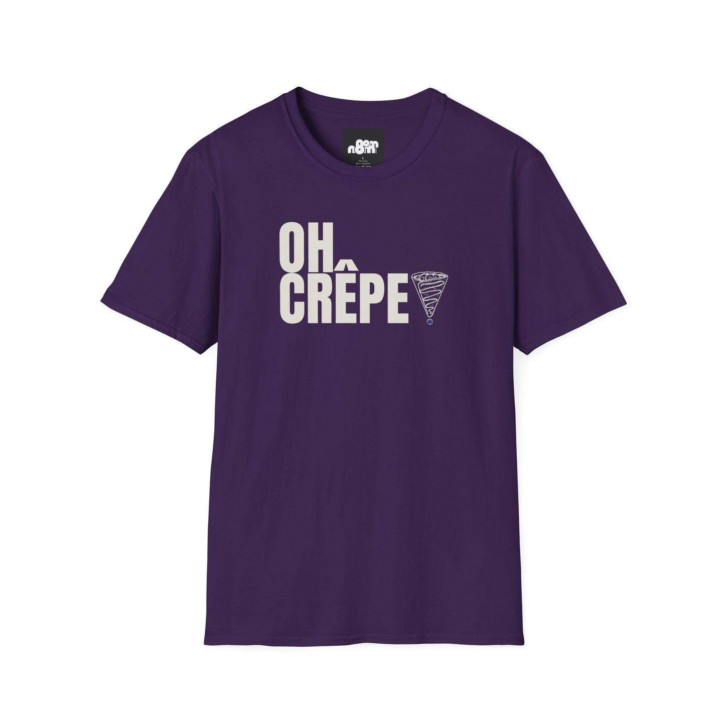 Funny Oh Crepe Unisex T-Shirt Food Theme