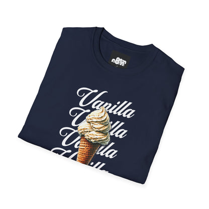 Vanilla Ice Cream Softstyle T-Shirt Unisex Fun Summer Tee