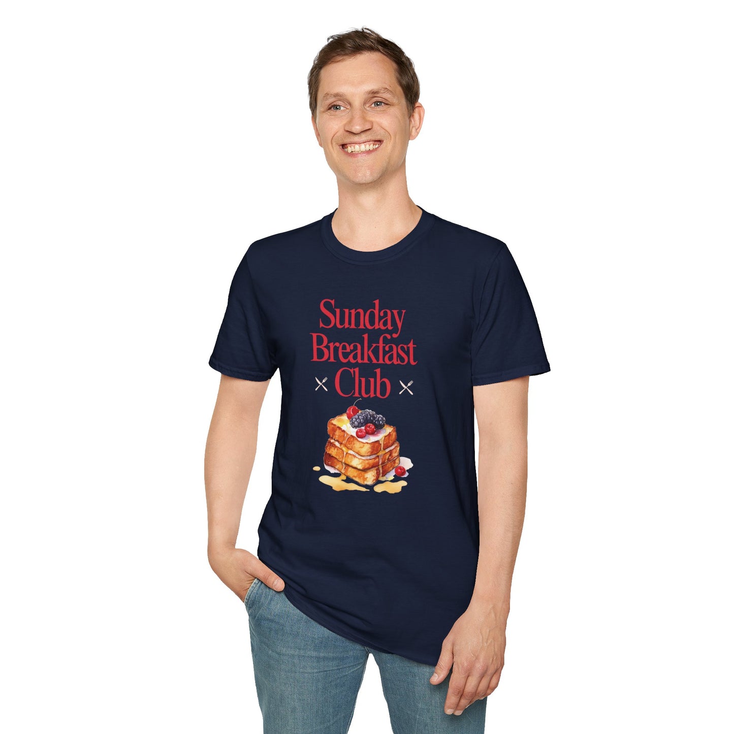 Sunday Breakfast Club T-shirt Unisex Softstyle