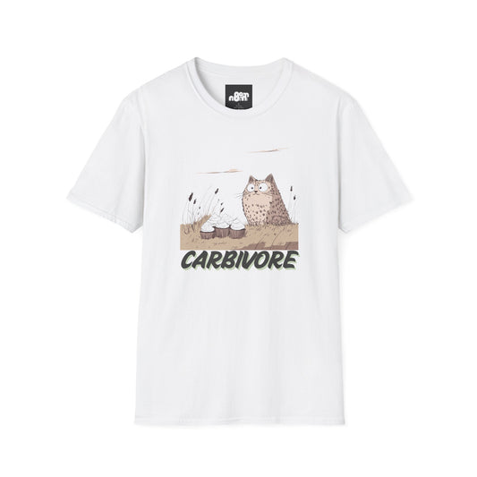 Carbivore Cat T-Shirt Fun & Comfy Design for Animal Lovers