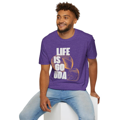 Life Is Gouda T-Shirt Fun Cheese Lover Tee