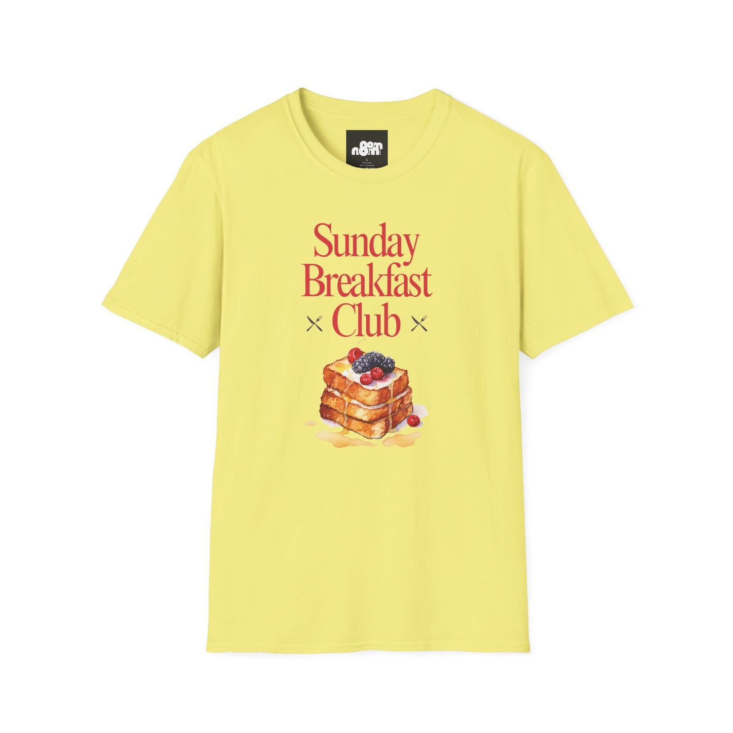 Sunday Breakfast Club T-shirt Unisex Softstyle